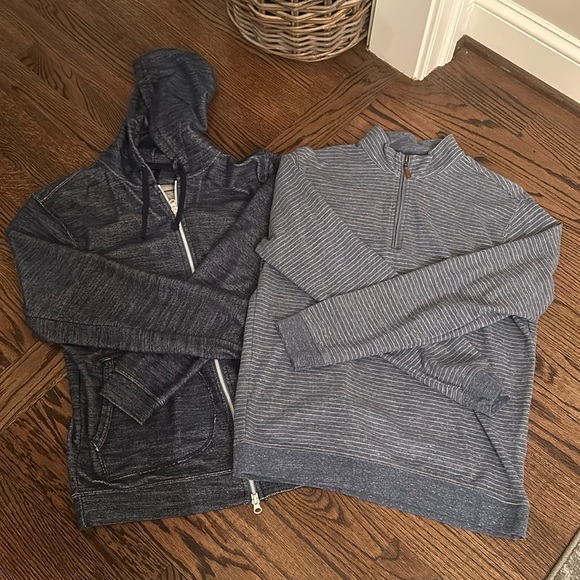 Like New Johnnie-O zip up hoodie and quarter zip long sleeve - Picture 3 of 3